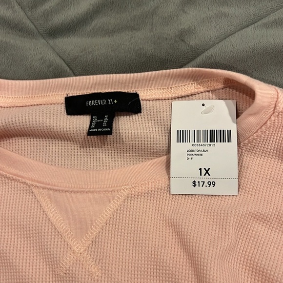 Pink California waffle knit top from Forever 21 - Picture 4 of 4
